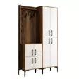 Hallmöbel Hanah Home Berlin BA Valnöt Vit Spånskiva 120x200x35 cm - Hallskåp - 8683342170222 - 1
