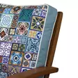 Prydnadskudde Aberto Design YM1298 Flerfärgad Bomull Polyester 42x42 cm - Kuddar och täcken - 8681181717172 - 3