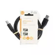 USB-kabel | USB 3.2 Gen 1 | USB-A Hane | USB-A Hane | 5 Gbps | Nickelplaterad | 1.00 m | Rund | PVC | Svart | Label - Dator och nätverk - 5412810421862 - 66