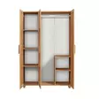 Garderob Hanah Home Leva Hedera Tulip Furu Spånskiva 120x189x48 cm - Garderober - 8683743422012 - 3