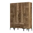 Garderob Hanah Home Kumsal PTP Valnöt Spånskiva 160x47,5x201,4 cm - Garderober - 8684282089452 - 1