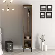 Garderob Hanah Home Kumsal P Valnöt Spånskiva 40x47,5x201,4 cm - Garderober - 8684282088752 - 5
