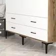 Garderob Hanah Home Kumsal TT Valnöt Vit Spånskiva 160x47,5x201,4 cm - Garderober - 8684282089582 - 5
