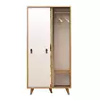 Garderob Hanah Home Yahha Ek Spånskiva 100x190x60 cm - Garderober - 8681875207552 - 1