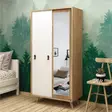 Garderob Hanah Home Yahha Ek Spånskiva 100x190x60 cm - Garderober - 8681875207552 - 2