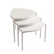 Nestingbord Hanah Home Lenny Vit Spånskiva 45x45x45 cm 45x40x45 cm 45x35x45 cm - Bord - 8683742465782 - 1