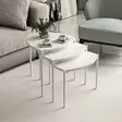 Nestingbord Hanah Home Lenny Vit Spånskiva 45x45x45 cm 45x40x45 cm 45x35x45 cm - Bord - 8683742465782 - 3