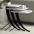 Nestingbord Hanah Home Pion Vit Spånskiva 35x45x60 cm 35x45x54,5 cm 35x45x48,5 cm - Bord - 8681875413212 - 2