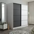 Garderob Hanah Home Kale Vit Antracit Spånskiva 180x190x60 cm - Garderober - 8683742562252 - 3