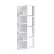 Bokhylla Hanah Home Viva Vit Spånskiva 60x150x18 cm - Bokhyllor - 8683743537082 - 1