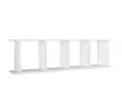 Bokhylla Hanah Home Snow Vit Spånskiva 120x33,6x19,5 cm - Bokhyllor - 8681181613382 - 5