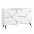 Konsolbord Hanah Home Dune Vit Spånskiva 123x62,4x35 cm - Byråer och skåp - 8683342851312 - 1