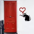 Väggdekor Metall Wallity Banksy Metal Vit Metall 60x70 cm - Dekorationer, prydnadsföremål - 8684282419082 - 5