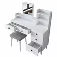 Sminkbord Hanah Home BJ101 Vit Spånskiva 125x93,8x40 cm - Toalettbord - 8683742031642 - 7