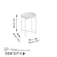 Soffbord Hanah Home Shb007B Vit Metall 46x56x46 cm - Soffbord - 8684282461302 - 6