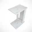 Sidobord Hanah Home Pasific C Vit Svart Spånskiva 30x61x43 cm - Sidobord och extrabord - 8681875880632 - 6