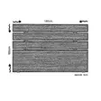 Sänggavel Hanah Home Fuga 180 Vit Spånskiva 180x100x3 cm - Gavlar - 8681875178692 - 3