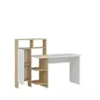 Skrivbord Hanah Home Bugra Vit Ek Spånskiva 70,5x73,8x60 cm - Skrivbord - 8681875705232 - 3