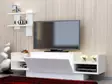 TV-bänk Hanah Home Bahar Vit Spånskiva 120x36x31,5 cm - TV-bänkar - 8681181979662 - 4