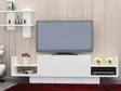 TV-bänk Hanah Home Bahar Vit Spånskiva 120x36x31,5 cm - TV-bänkar - 8681181979662 - 2