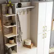 Hallmöbel Hanah Home Viyana Da Vit Guld Spånskiva 150x202x35 cm - Hallskåp - 8684282465782 - 5