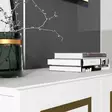 Konsolbord Hanah Home Capri Vit Guld Spånskiva 75x79x40 cm - Byråer och skåp - 8683742835882 - 6