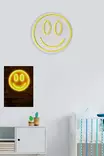 Led Väggdekor Wallity Smiley Gul Plast Ø 27 cm - Ljussmycken och ljusfigurer - 8683743828692 - 5