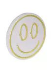 Led Väggdekor Wallity Smiley Gul Plast Ø 27 cm - Ljussmycken och ljusfigurer - 8683743828692 - 1