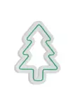 LED Väggdekor Wallity Christmas Pine Grön Plast 21x30 cm - Ljussmycken och ljusfigurer - 8683342217392 - 7
