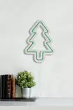 LED Väggdekor Wallity Christmas Pine Grön Plast 21x30 cm - Ljussmycken och ljusfigurer - 8683342217392 - 6
