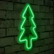 LED Väggdekor Wallity Christmas Pine Grön Plast 21x30 cm - Ljussmycken och ljusfigurer - 8683342217392 - 2