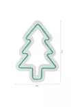 LED Väggdekor Wallity Christmas Pine Grön Plast 21x30 cm - Ljussmycken och ljusfigurer - 8683342217392 - 11