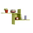 Vägghylla Hanah Home Raf04Yy1 Grön Spånskiva 100x50x18 cm - Vägghyllor - 8684282333432 - 1