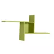 Vägghylla Hanah Home Raf04Yy1 Grön Spånskiva 100x50x18 cm - Vägghyllor - 8684282333432 - 4