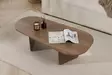 Soffbord Hanah Home Ovalis Valnöt Spånskiva 130x40x65 cm - Soffbord - 8684283887712 - 4