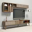 TV-bänk Hanah Home Milan Valnöt Spånskiva 180x40x35 cm - TV-bänkar - 8681875828092 - 5