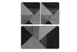 Badrumsmatta Set Mijölnir Flerfärgad 100% Polyester Antibakteriell Halkfri 50x60 cm & 60x100 cm - Badrumsmattor och våtrumsmattor - 8683342801492 - 5