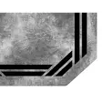Badrumsmatta Set Mijölnir Grå Svart 100% Polyester Halkfri Antibakteriell Maskintvättbar 50x60 cm & 60x100 cm - Badrumsmattor och våtrumsmattor - 8682870988262 - 5