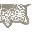 Badrumsmatta Set Mijölnir Krämvit 100% Polyester Halkfri Antibakteriell Maskintvättbar 50x60 cm & 60x100 cm - Badrumsmattor och våtrumsmattor - 8682870990012 - 5