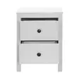 Sängbord Hanah Home Kmd992Bb Vit Spånskiva 46x66x44 cm - Nattduksbord - 8684282333302 - 5