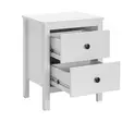 Sängbord Hanah Home Kmd992Bb Vit Spånskiva 46x66x44 cm - Nattduksbord - 8684282333302 - 3