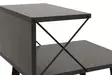 Sängbord Hanah Home Cross Antracit Spånskiva 50x55x40 cm - Nattduksbord - 8683342427562 - 9
