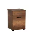 Sängbord Hanah Home Kmd511Oo1 Valnöt Spånskiva 40x57x39 cm - Nattduksbord - 8684282333272 - 8
