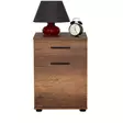 Sängbord Hanah Home Kmd511Oo1 Valnöt Spånskiva 40x57x39 cm - Nattduksbord - 8684282333272 - 6