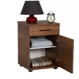 Sängbord Hanah Home Kmd511Oo1 Valnöt Spånskiva 40x57x39 cm - Nattduksbord - 8684282333272 - 5