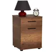 Sängbord Hanah Home Kmd511Oo1 Valnöt Spånskiva 40x57x39 cm - Nattduksbord - 8684282333272 - 1