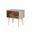 Sängbord Hanah Home Two 726 Sonoma Ek Spånskiva 60x61x40 cm - Nattduksbord - 8681875340822 - 1