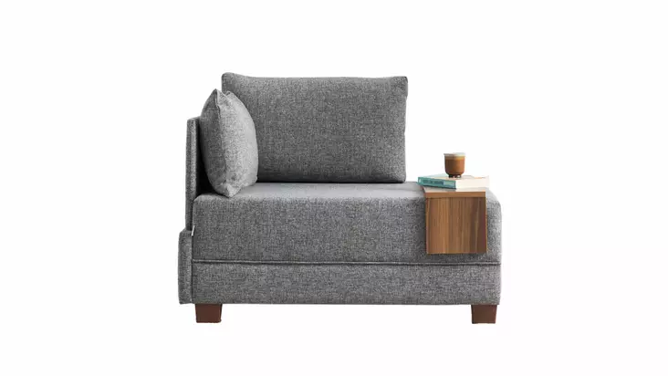 Fåtölj Atelier del Sofa Fly Grå Polyester 100x75x80 cm - Soffor - 8682870955622 - 1