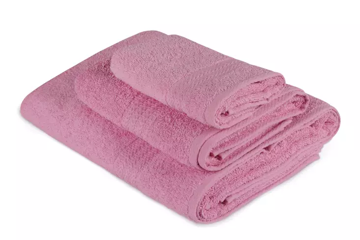 Handduksset Mijölnir Rosa 100% Bomull 30x50 cm & 50x90 cm & 70x140 cm - Handdukar - 8681181552902 - 1