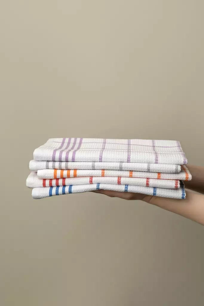 Handdukset Hermia Flerfärgad Bomull 5 Delar - Kökstextilier - 8683342758352 - 1